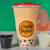 Strawberry Melon Milk Tea