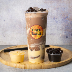 Chocolate Cream Cheese Milk Tea
