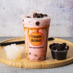 Raspberry Milk Tea